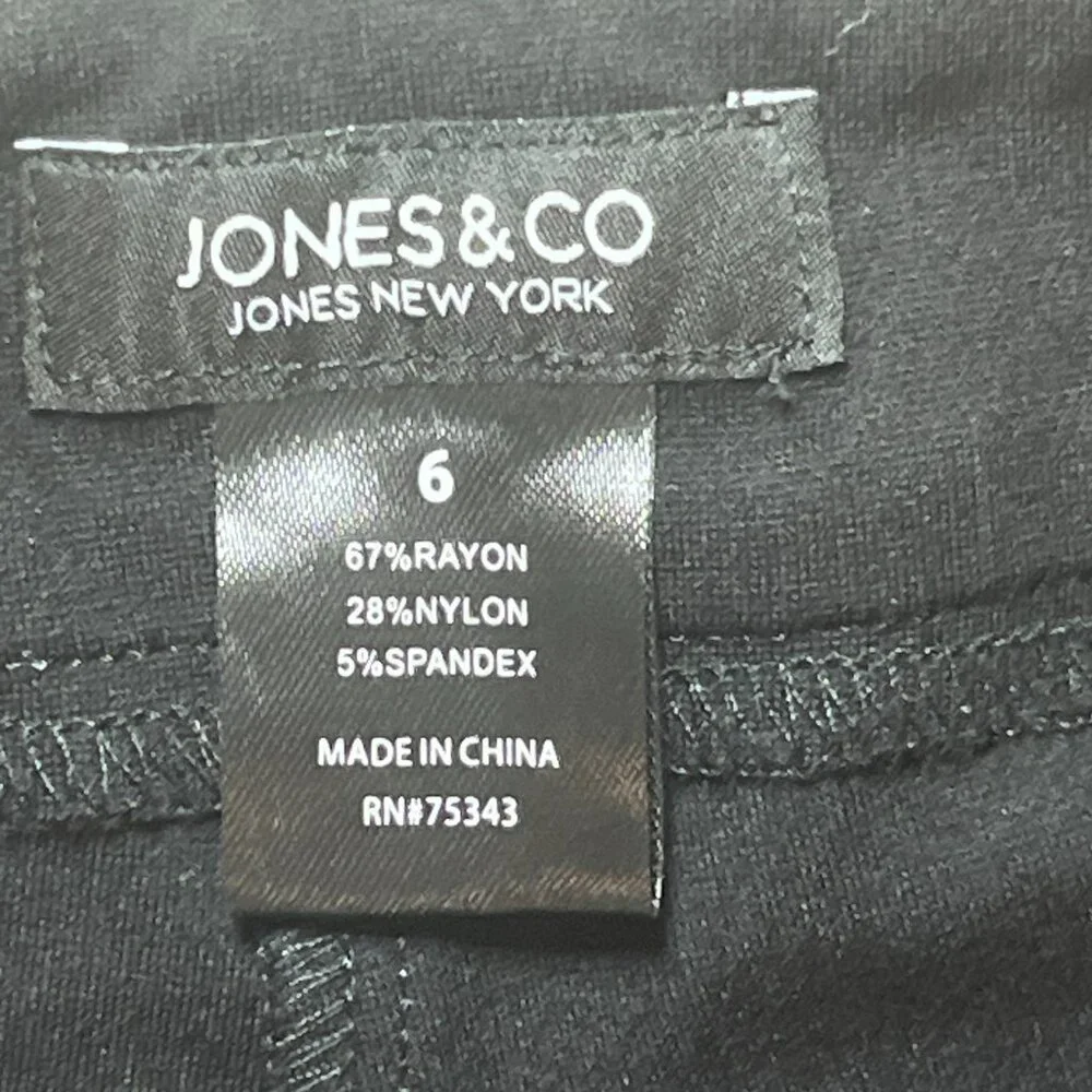 ✨ Jones and Co Black Workwear Pants | Size 6 | Minimalist Chic - Picture 2 of 8